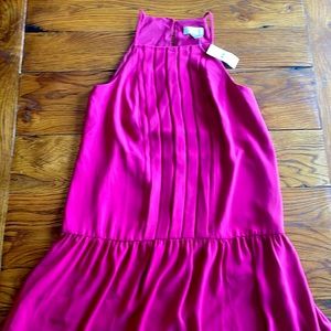 NWT Loft raspberry dress size XS